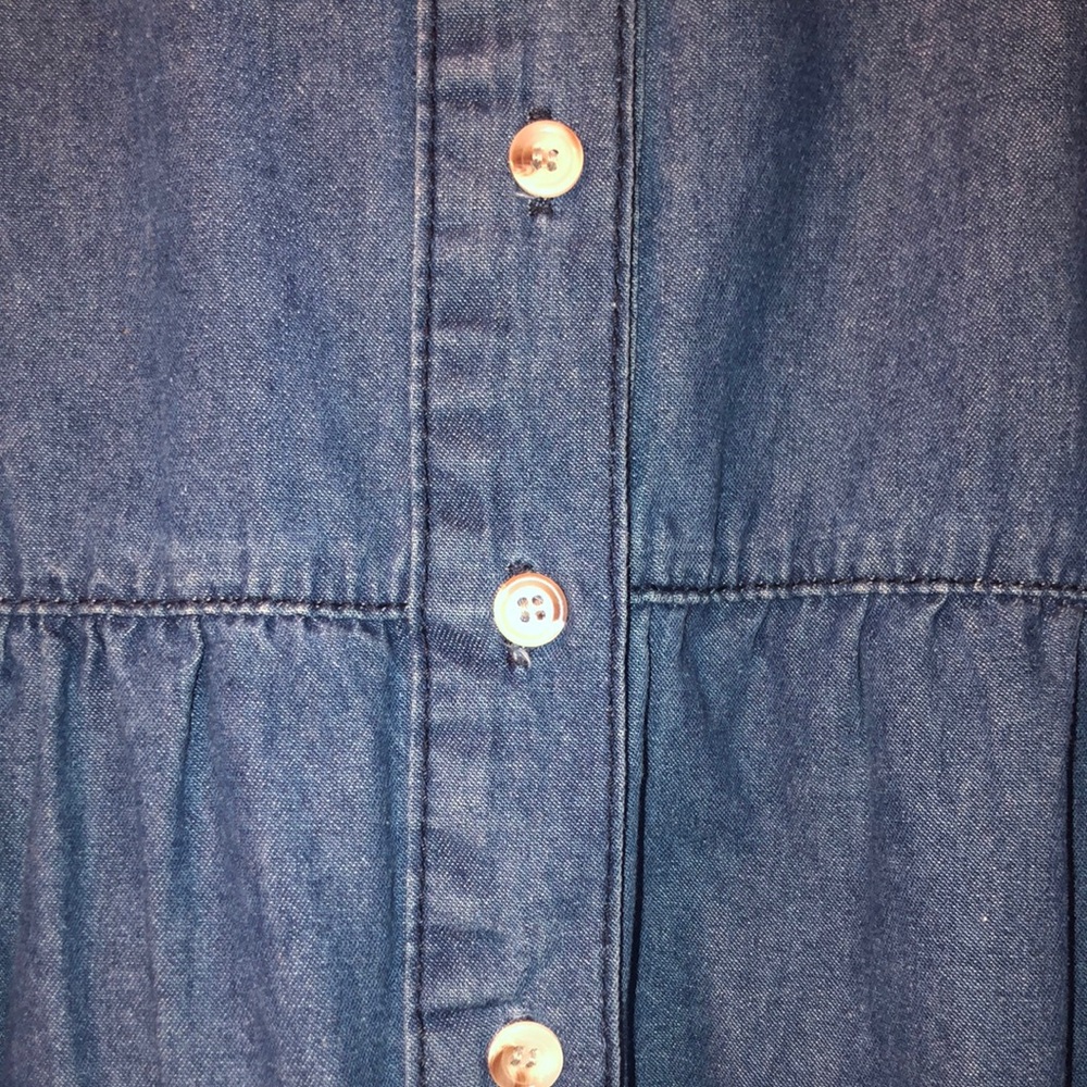 Denim Button-Up Dress - Picture 6 of 6